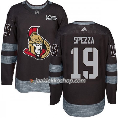 Miehille NHL Ottawa Senators Pelipaita Jason Spezza 19 1917-2017 100th Anniversary Adidas Musta Authentic Miehille NHL Ottawa Senators Pelipaita Jason Spezza 19 1917-2017 100th Anniversary Adidas Musta Authentic